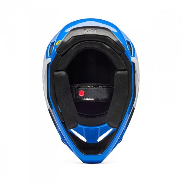 KASK MOTOCYKLOWY FOX V1 SHIELD BLUE S