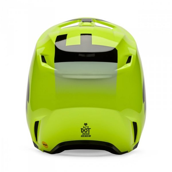 KASK MOTOCYKLOWY FOX V1 SHIELD FLUO YELLOW XS