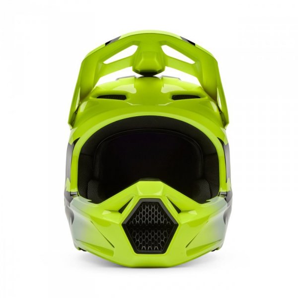KASK MOTOCYKLOWY FOX V1 SHIELD FLUO YELLOW S