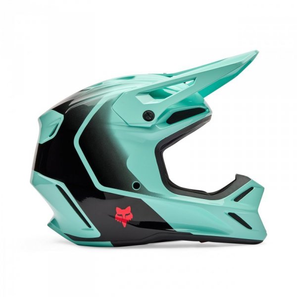 KASK MOTOCYKLOWY FOX V3 DRIP TURQUOISE M