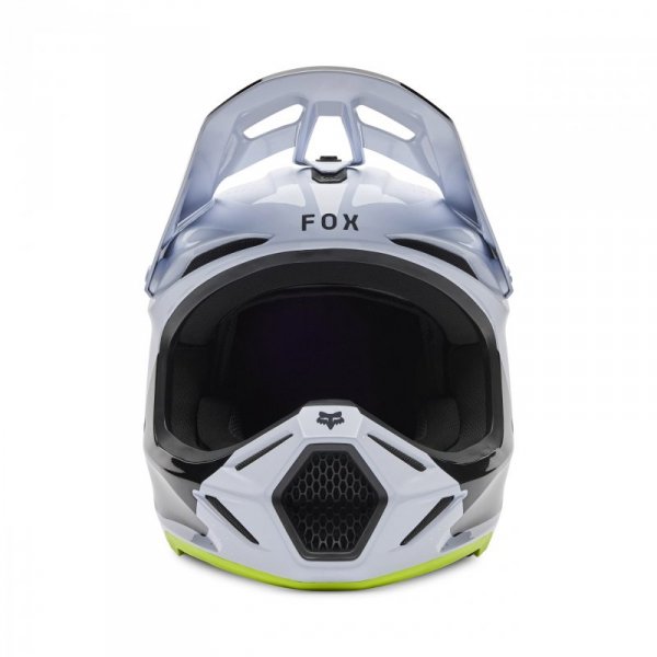 KASK MOTOCYKLOWY FOX V3 TINE WHITE L