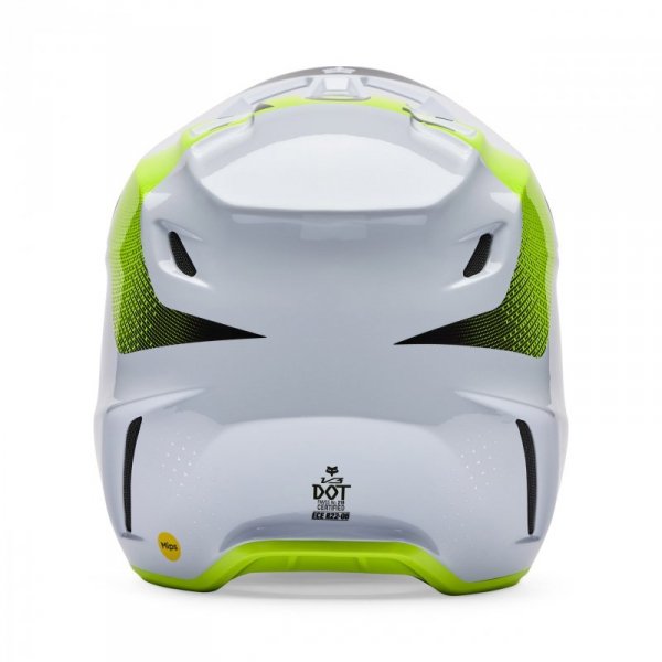 KASK MOTOCYKLOWY FOX V3 TINE WHITE L