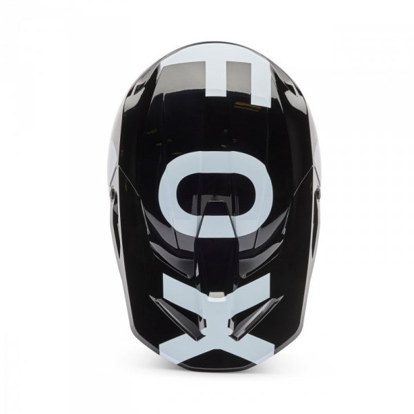KASK MOTOCYKLOWY JUNIOR FOX V1 SHIELD BLACK YL