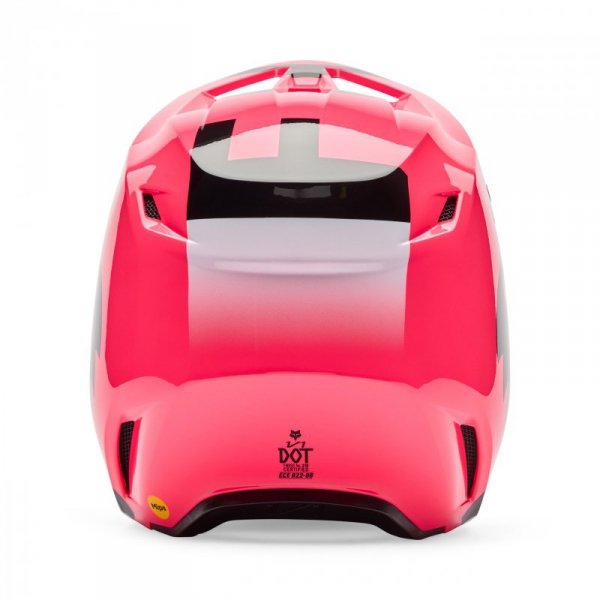 KASK MOTOCYKLOWY JUNIOR FOX V1 SHIELD PINK YL