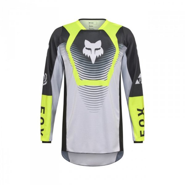 BLUZA MOTOCYKLOWA FOX 180 COLLECT GREY YELLOW XL