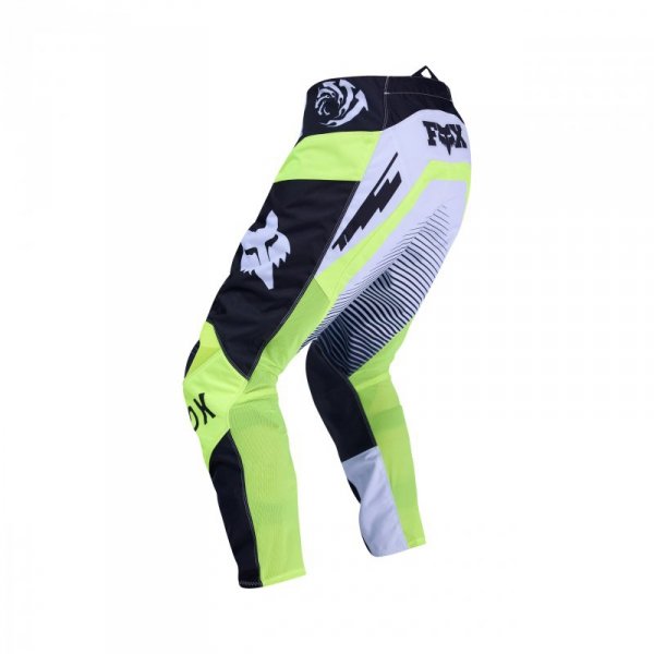 SPODNIE MOTOCYKLOWE FOX 180 COLLECT GREY YELLOW 34
