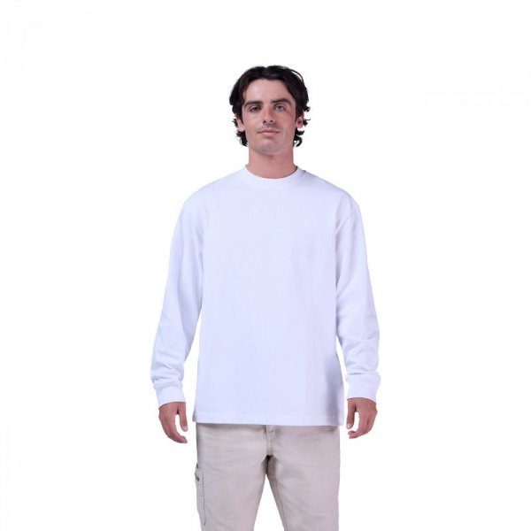KOSZULKA Z DŁUGIM RĘKAWEM FOX WORDMARK OVERSIZED OPTIC WHITE XL