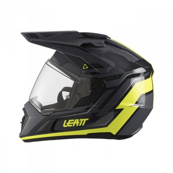 KASK MOTOCYKLOWY Z GOGLAMI LEATT ADV 7.5 HI-VIZ YELLOW M
