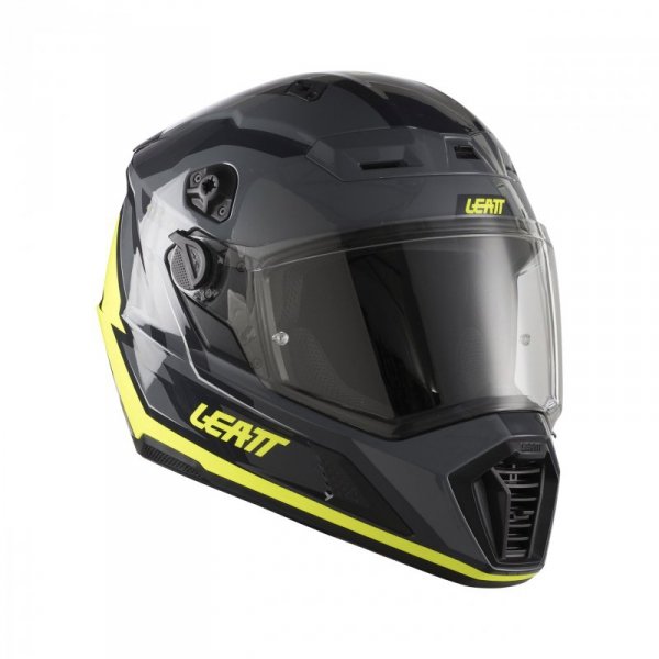 KASK MOTOCYKLOWY Z GOGLAMI LEATT ADV 7.5 HI-VIZ YELLOW L