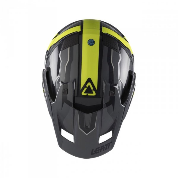 KASK MOTOCYKLOWY Z GOGLAMI LEATT ADV 7.5 HI-VIZ YELLOW L