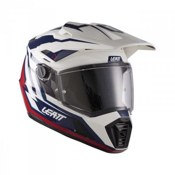 KASK MOTOCYKLOWY Z GOGLAMI LEATT ADV 7.5 ROYAL BLUE RED M