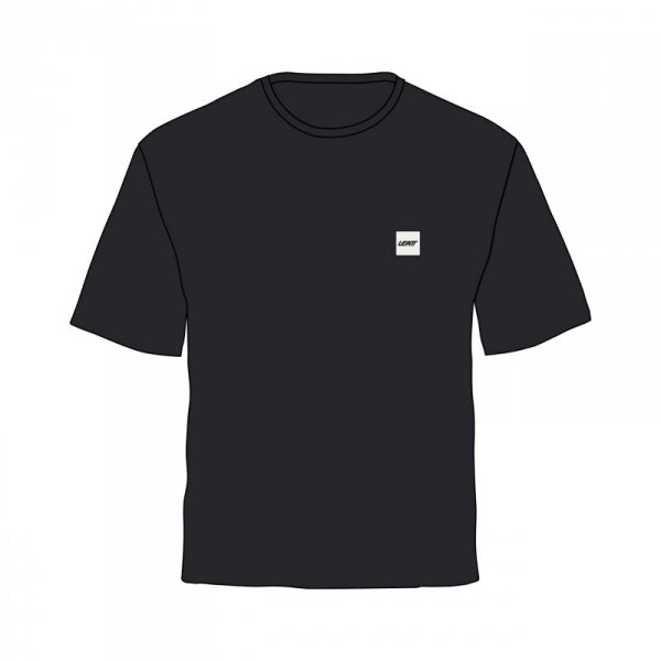 T-SHIRT LEATT TECH PRINT BLACK L