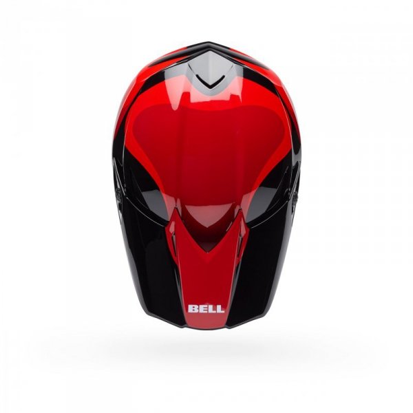KASK MOTOCYKLOWY BELL MX-10 MIPS WAVE RED BLACK XL
