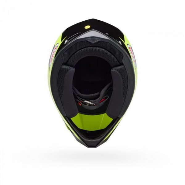 KASK MOTOCYKLOWY BELL MX-10 MIPS TALON YELLOW BLACK M