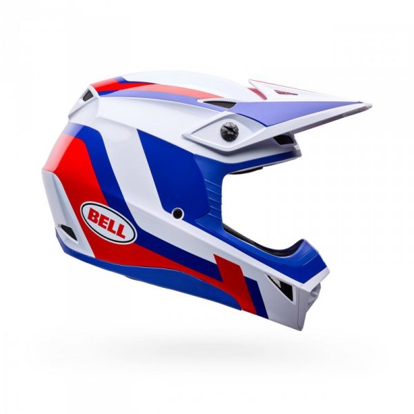 KASK MOTOCYKLOWY BELL MX-10 MIPS DYNO RED WHITE M