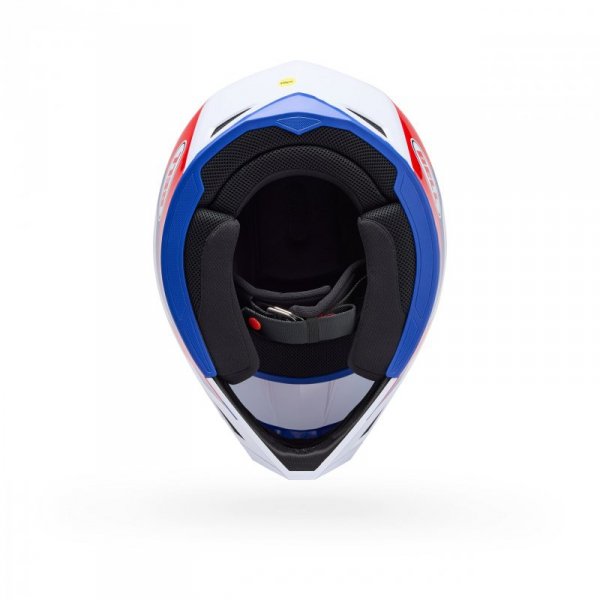 KASK MOTOCYKLOWY BELL MX-10 MIPS DYNO RED WHITE M