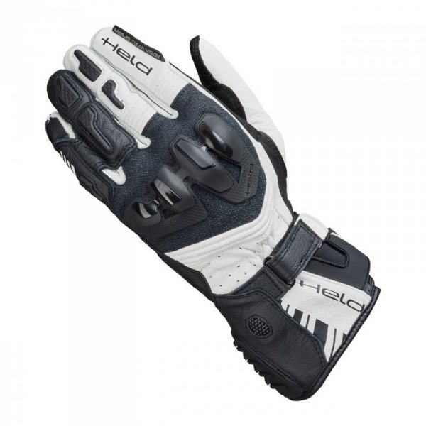 RĘKAWICE MOTOCYKLOWE HELD EVO-THRUX 3 BLACK WHITE 10