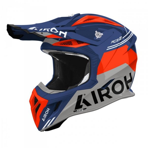 KASK MOTOCYKLOWY AIROH AVIATOR ACE 2 FURY CERULEAN GLOSS S