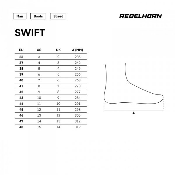 BUTY MOTOCYKLOWE REBELHORN SWIFT BLACK RED 47