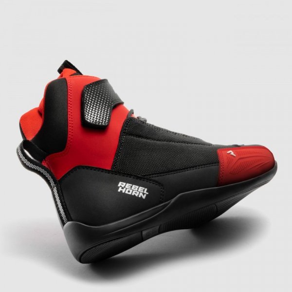 BUTY MOTOCYKLOWE REBELHORN SWIFT BLACK RED 47