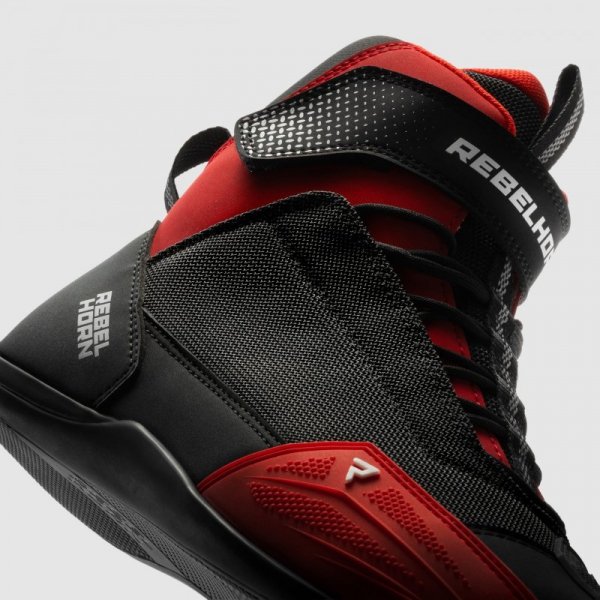 BUTY MOTOCYKLOWE REBELHORN SWIFT BLACK RED 47