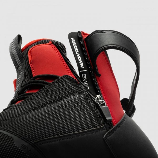 BUTY MOTOCYKLOWE REBELHORN SWIFT BLACK RED 48