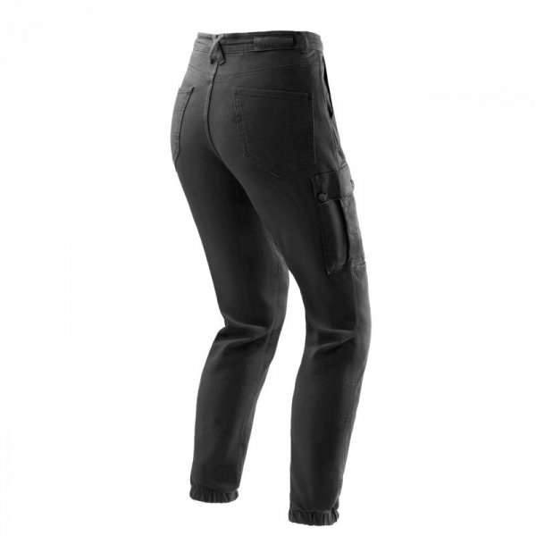 JEANSY MOTOCYKLOWE DAMSKIE REBELHORN FASTER BLACK 28/28 W28/28