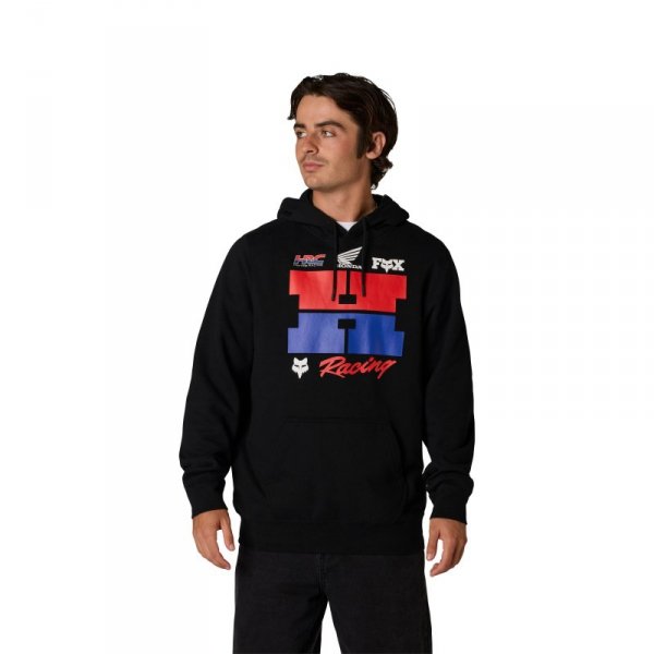 BLUZA Z KAPTUREM FOX HONDA BLACK M