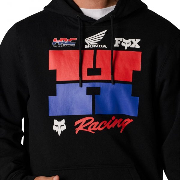 BLUZA Z KAPTUREM FOX HONDA BLACK XL