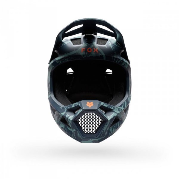 KASK ROWEROWY FOX RAMPAGE IMG PRINT ARCTIC BLUE L