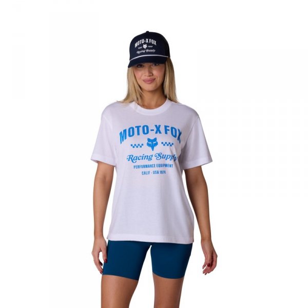 T-SHIRT DAMSKI FOX SUPPLY WHITE S