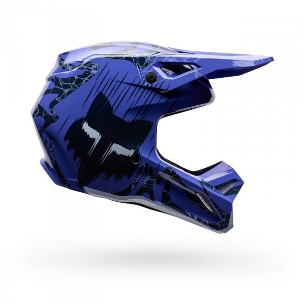 KASK MOTOCYKLOWY FOX V1 DIFFUSE SE PURPLE DOVE XL
