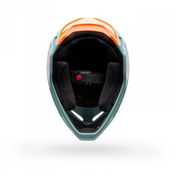 KASK MOTOCYKLOWY FOX V1 IMAGE PRINT ARCTIC BLUE M