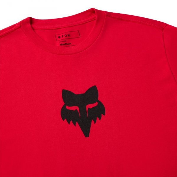 T-SHIRT FOX HEAD 195 ORIGINAL FLAME RED S