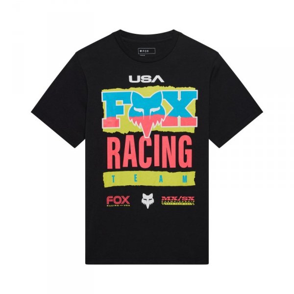 T-SHIRT FOX HARDCORE 195 ORIGINAL BLACK XL