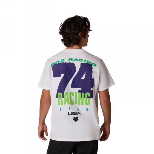 T-SHIRT FOX HARDCORE 195 ORIGINAL WHITE S