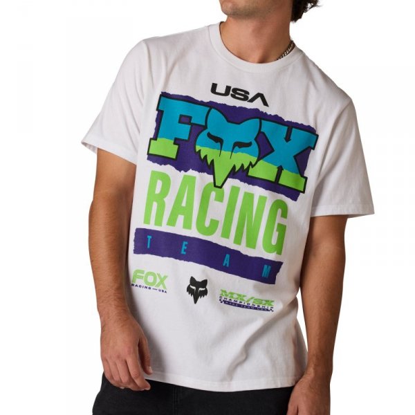T-SHIRT FOX HARDCORE 195 ORIGINAL WHITE XL