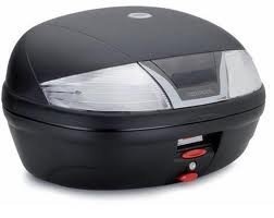 KAPPA KUFER CENTRALNY 46L MONOLOCK ZIPPY Z BIAŁYMI ODBLASKAMI