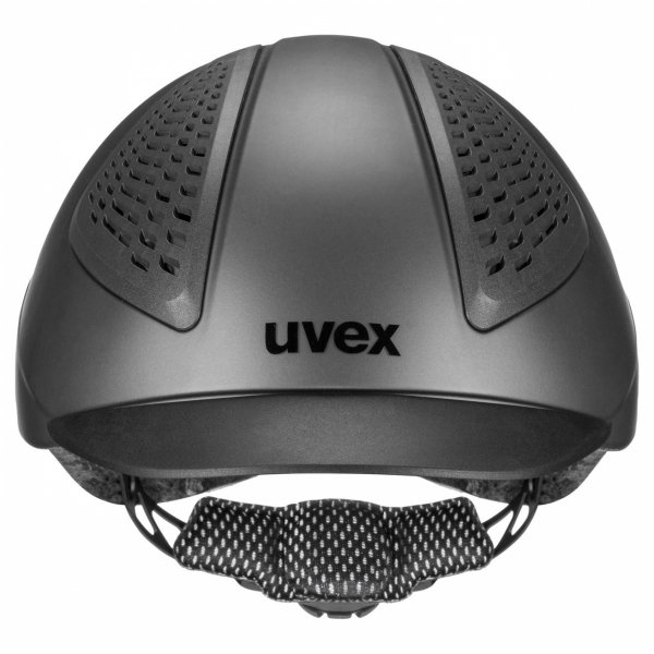 UVEX exxential III kask jeździecki Antracyt M-L (57-59cm)