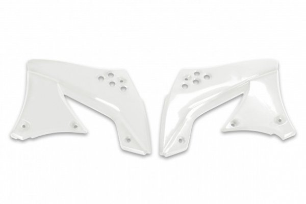 UFO OSŁONY CHŁODNICY KAWASAKI KXF 450 '09-'11 KOLOR BIAŁY