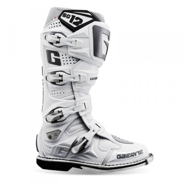 Buty motocyklowe GAERNE SG-12 CROSS białe