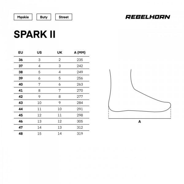 BUTY MOTOCYKLOWE REBELHORN SPARK 2 BLACK RED 46