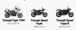 ZESTAW OSŁON SILNIKA RG RACING TRIUMPH SPEED TRIPLE 08-13/TIGER 1050 07-, 2 CZĘŚCI BLACK