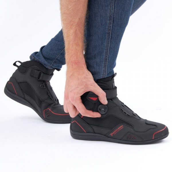BUTY MOTOCYKLOWE REBELHORN SPARK 2 BLACK RED 46