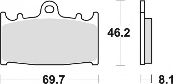 TRW klocki hamulcowe przód Suzuki RG 125 Gamma ( 91-96)