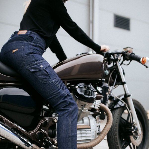 DAMSKIE SPODNIE JEANS BROGER OHIO LADY TAPERED FIT WASHED BLUE W29L30