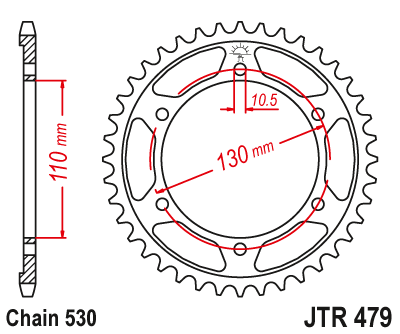 DID JT zestaw napędowy Yamaha FZ1 S/SA/SZ Fazer ABS  (06-15)