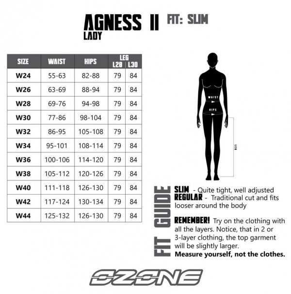 JEANSY MOTOCYKLOWE DAMSKIE OZONE AGNESS 2 WASHED BLACK 36/30 W36/30