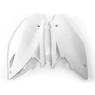 UFO BOCZKI TYLNE KAWASAKI KXF 450 '09-'11 , KXF 250 '09-'12 KOLOR BIAŁY