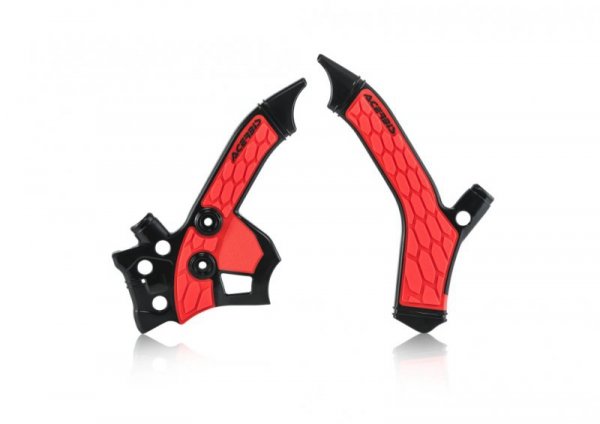 ACERBIS OSŁONY RAMY X-GRIP HONDA CRF 250 L / M 13-20, CRF 250 RALLY 17-20 KOLOR CZERWONY / CZARNY
